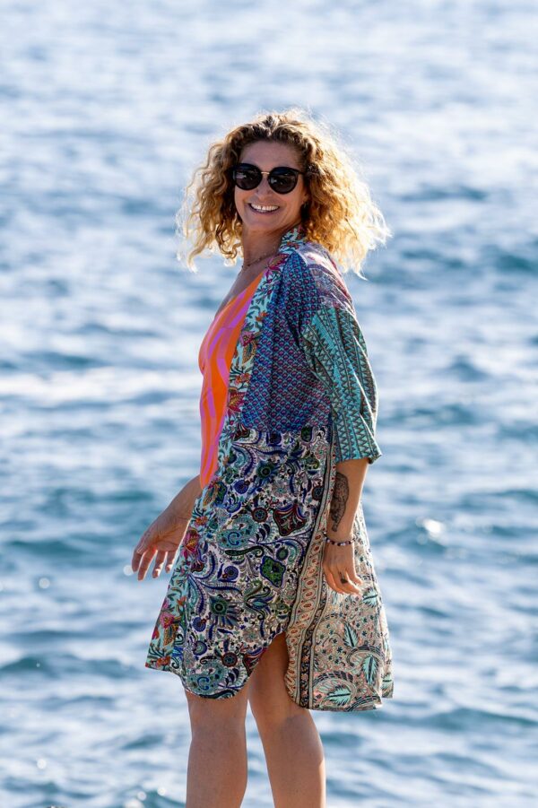 Kimono en soie : longueur Medium